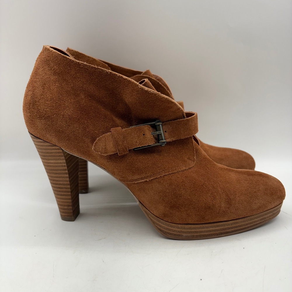 Cole Haan Darcy Hi Chukka II Brown Suede Ankle‎ Boots Booties Womens Size 11B